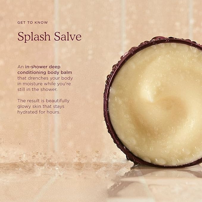 HANNI Splash Salve Body Mask, In-Shower Moisturizer with Coconut, Jojoba, Shea Butter & Glycerin, Deep Conditioning for All Skin Types, 250 mL / 8.8 oz