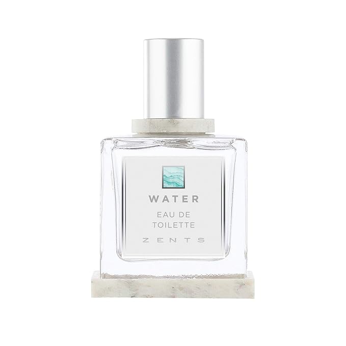 Zents Eau de Parfum (Water) for Women & Men | Long-Lasting Clean Fragrance with Chamomile, Coriander & Lemon | Fresh & Calming Scent | 1.69 oz