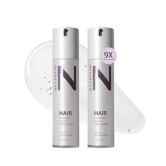 NULASTIN Scalp Serum - Vibrant Scalp Treatment to Help Improve the Look of Hair Density - Lightweight, Fast Absorbing Formula Enriched with Hair-Strengthening Ingredients (2 Count)