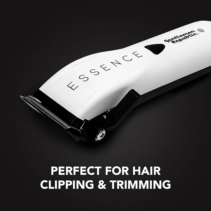 Gentlemen Republic Essence Professional Hair Clipper for Men, Hair Cutting with 120 Minutes Runtime, Cordless with Magnetic Linear Motor - Perfect for Hair Clipping & Trimming