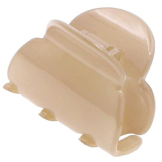 Camila Paris CP3293 French Hair Clip for Women, Small Nude Girls Hair Claw Clips Fashion Durable Hair Accessories for Women, Luxury Ladies Strong Hold No Slip Grip Clamp, Made in France