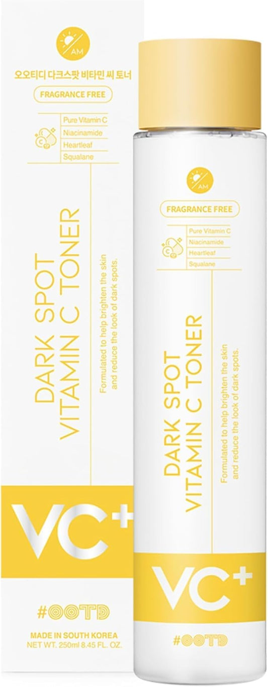 #OOTD Vitamin C Toner for Face – Formula with Niacinamide, Heartleaf, and Squalane – 8.45 FI Oz