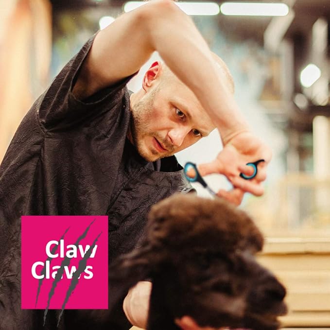 7 inch Thinning Scissors with 26-Teeth Stainless Steel Blades and Wave Style Handle for for Home Hair Cutting Shears