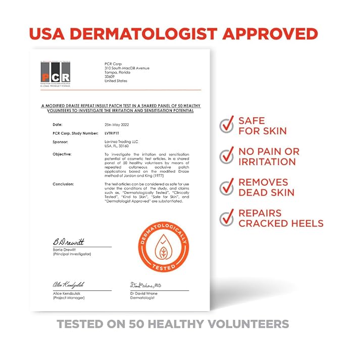 Lavinso Foot Mask that Removes Dead Skin and Callus - 3 Pack - Peach Feet Peeling Mask Extra Strength