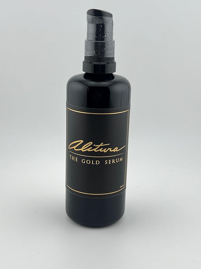 Alitura Gold Serum – Hydrating & Nourishing Facial Serum with Botanicals & Peptides – For a Radiant-Looking Complexion – 100ml