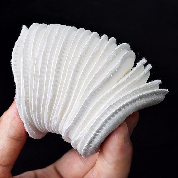 MSQ Cotton Rounds (300 Count), Makeup Remover Pads, Face Cotton Pads, Facial Cleansing Round Cotton Pads, Lint-Free