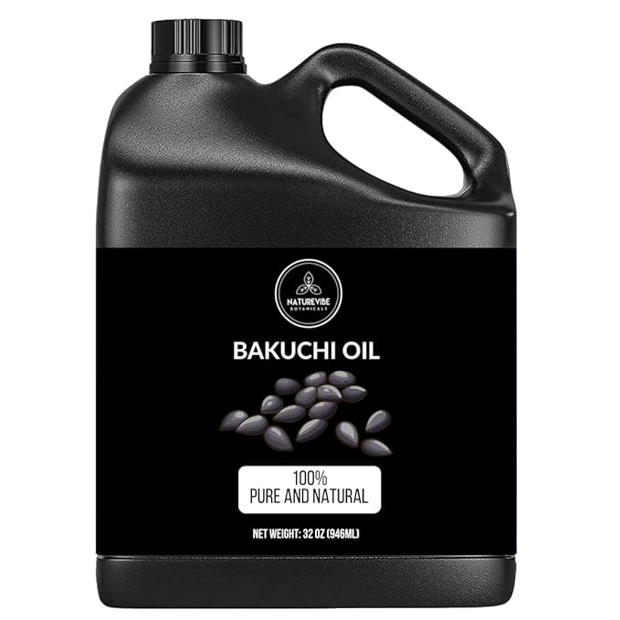 Naturevibe Botanicals Bakuchi (Babchi) Oil 32 Ounces | 100% Pure and Natural | Great for Skin Care and Hair Care