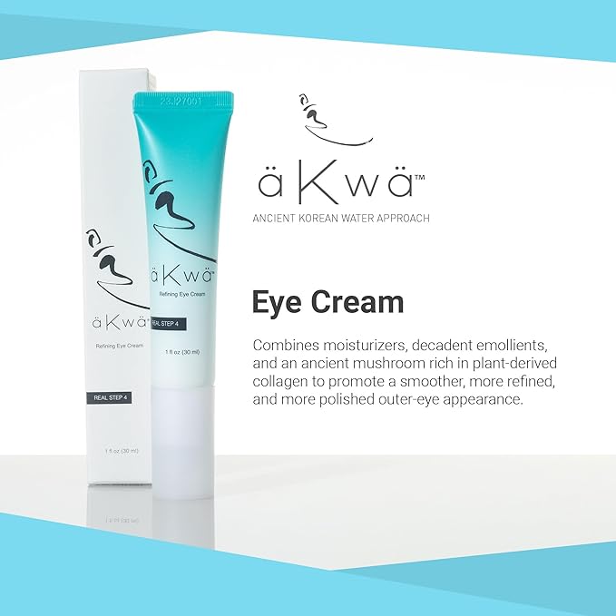 4Life - aKwa Refining Eye Cream - Hydrates & Smooths Eye Area, Plant-Based Formula with Collagen-Rich Tremella, Vitamin C & Green Tea - 1 fl oz
