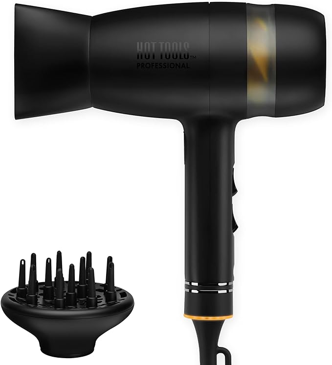 Hot Tools Pro Artist Black Gold Quietair Power Dryer | Powerful Zen Drying Experience