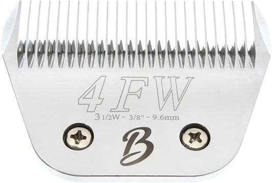 Detachable A Series Wide 4f Blade Dog Grooming Cuts Length 3 3/8" - 9.6mm Japanese High Carbon Steel Dog Grooming Blade Supplies | Detachable Blade Clippers (Compatible A5 Series(B4FW)