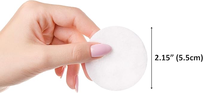 My Cotton Premium Rounds for Face (3 Pack) | Makeup Remover Pads, Hypoallergenic, Lint-Free | 100% Pure Cotton