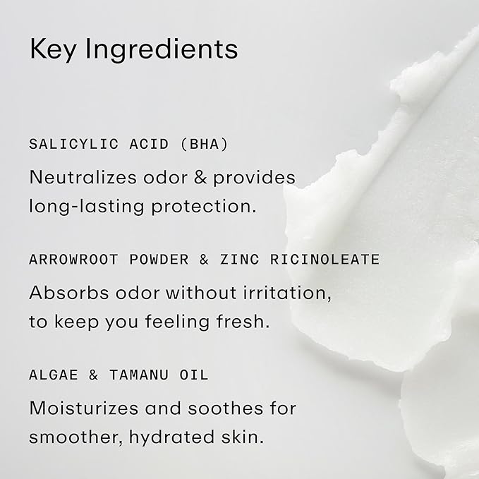 PHLUR Vanilla Skin Deodorant Duo - Natural 48 Hour Odor Protection - Baking Soda Free & Aluminum Free Deodorant with Salicylic Acid, Arrowroot Powder & Tamanu Oil (2 x 1.76 oz)