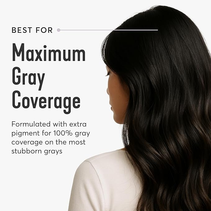 Madison Reed Radiant Hair Color Kit | 3NNA Cool Black-Brown with Ash Undertones (Positano Black) for 100% Gray Hair Coverage | Dimensional Permanent Hair Dye | PPD-Free & Ammonia-Free | 1 Pack