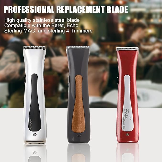 Mag Timmer Blade Replacement 2111 Blades Compatible with Wahl Sterling Mag Trimmers Blades,Fits Sterling Mag Trimmer 8841/8143 /8700/8779 and Beret 8841 Trimmer (Silver/1Pack)