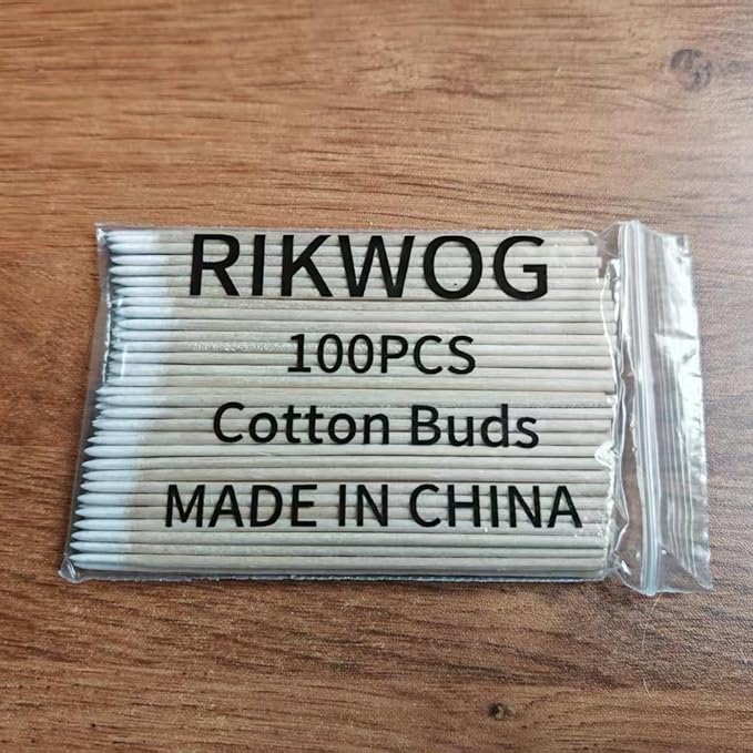 800pcs Pointed Cotton Swabs, 4 inch Precision Microblading Cotton Buds Cotton Sticks Applicator for Eyebrow Tattoo Beauty Make-up Nail Clean, Cosmetic use Wood Handle