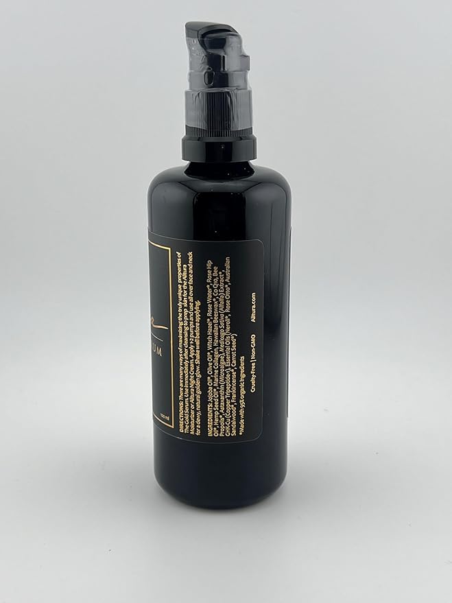 Alitura Gold Serum – Hydrating & Nourishing Facial Serum with Botanicals & Peptides – For a Radiant-Looking Complexion – 100ml