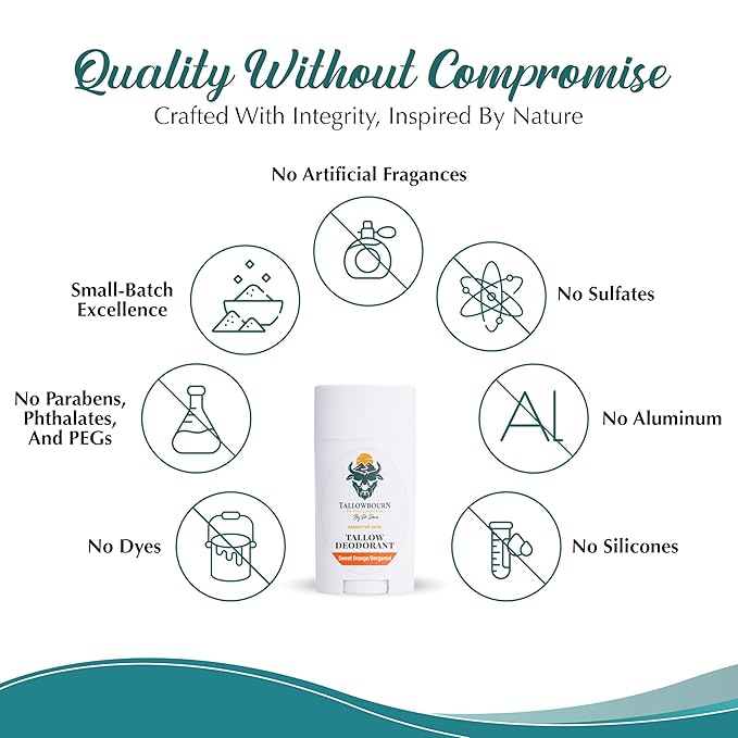 Dr. Dave's Primal Essence Sensitive Skin Natural Deodorant | Aluminum & Baking Soda Free | Men and Women | Fresh & Clean | All Day Dryness | Reduces Sweat and Odor (Sweet Orange & Bergamot) - 3 oz