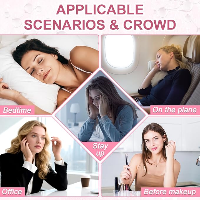 5% Caffeine Eye Serum Treatment,Hyaluronic Acid & Niacinamide, Under Eye Cream for Dark Circles, Anti Aging 360° Massage Rollerball - Reduce Puffiness, Wrinkles & Fine Lines, 0.5 fl. oz