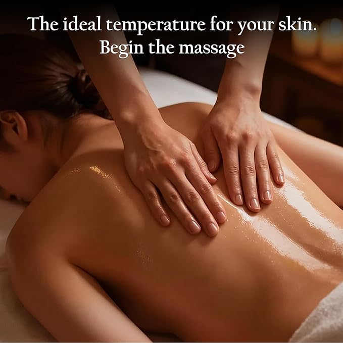 TRINIDa Low Temperature Massage Oil Candle 2.35oz - Soy Wax & Coconut Oil Blend, Moisturizes Skin,Stress Relief, Couples Massage & Home SPA, Romantic Gift Massage Scented Candle (Caramel Whiskey)