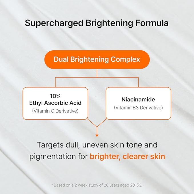 DearKlairs Freshly Juiced Vitamin Charging Serum | Korean Skincare, 3-O-Ethyl Ascorbic Acid 10%, Niacinamide, Non-oily Texture for Sensitive Skin 1.01 Fl Oz