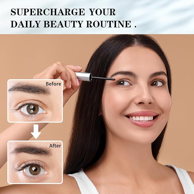 Eyelash Growth Serum,suitable for thicker and longer eyelashes and eyebrows - use eyebrow enhancer to create sweet eyelashes (3mL)