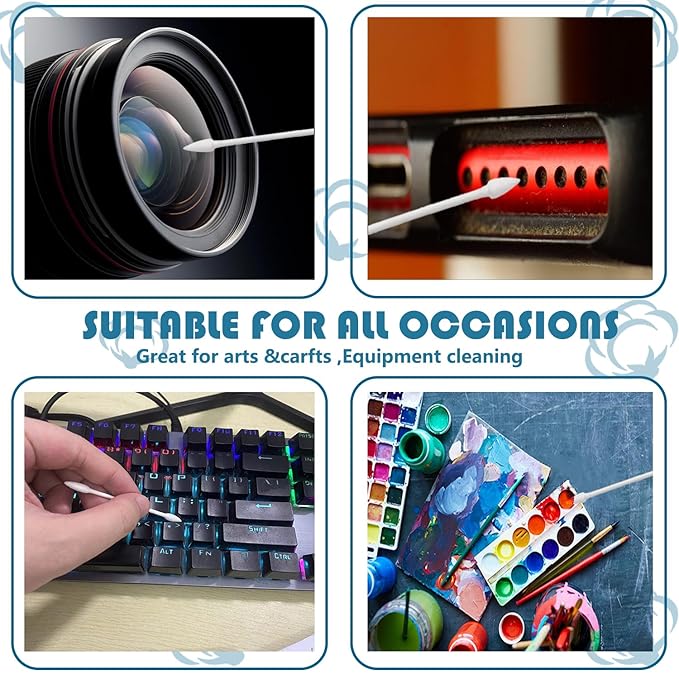 Precision Tip Cotton Swabs/Double Pointed Cotton Buds for Makeup 800pcs