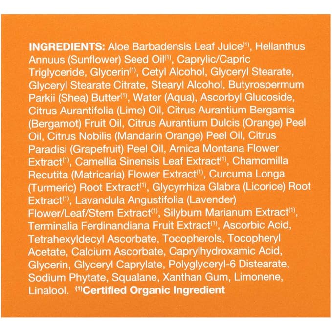 Avalon Organics Skin Moisturizer with Vitamin C, 1.7 Oz, Dermatologist Tested, Plant-Based Formula, Cruelty-Free