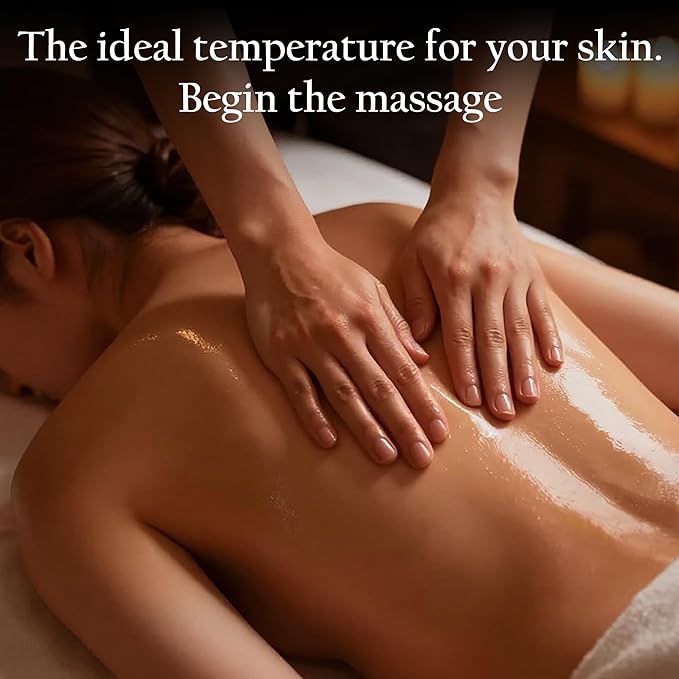 TRINIDa Low Temperature Massage Oil Candle 2.35oz - Soy Wax & Coconut Oil Blend, Moisturizes Skin,Stress Relief, Couples Massage & Home SPA, Romantic Gift Massage Scented Candle (Jasmine)