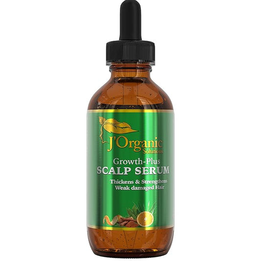 J'Organic Solutions Growth-Plus Scalp Nourishing Oil (4 Oz)