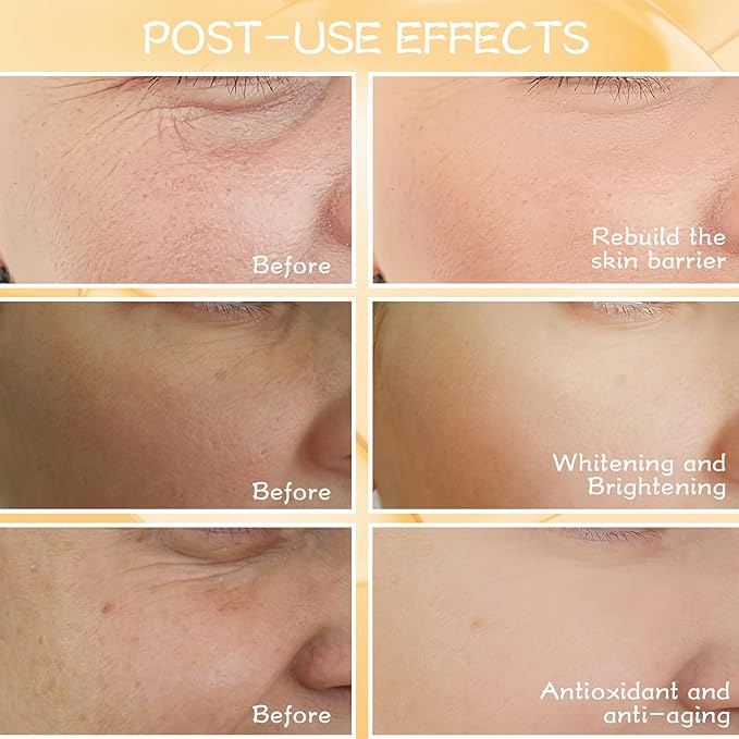 Vitamin C Serum with Hyaluronic Acid & Retinol Serum for Face - Day & Night Set to Brighten, Hydrate & Improve Skin Firmness for All Skin Types, Men & Women