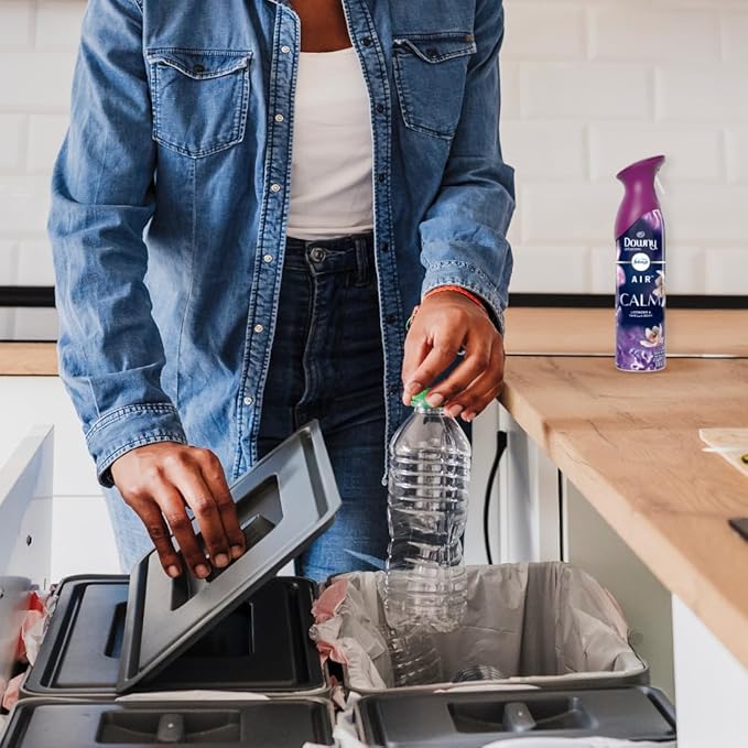 Febreze Air Mist Air Freshener Spray, Odor-Fighting Room Spray, Air Fresheners for Home and Bathroom and Kitchen, Aerosol Can, Downy Calm Scent, 8.8oz, 3 Count