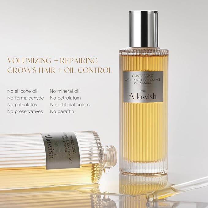 Hair Growth Serum 95 ml - Rosemary Hair Thickening Serum with Biotin, Caffeine for Hair Thinning & Shedding – Promotes Healthy Scalp, Fuller, Nourish, Strengthens Roots