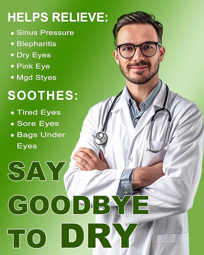 30 Packs Steam Eye Mask Chamomile,Warm Compress for Dry Eyes Sleep Mask,Hot Auto Heated Eye Masks Relaxing Gifts for Women Moist Heat Soothing Eye Fatigue,Disposable Eye Mask for SPA Essentials