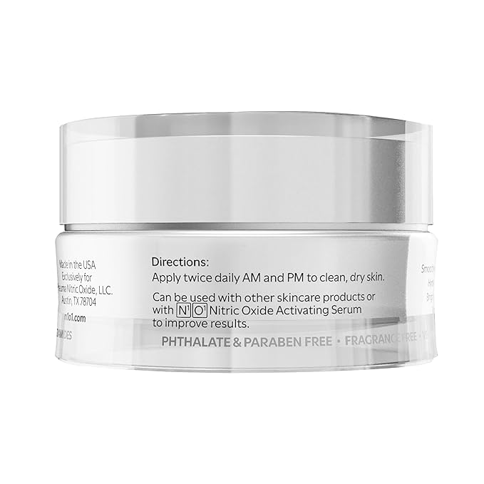 N1O1 Age-Defiance Eye Cream - Day & Night Moisturizer with Nitric Oxide, Hyaluronic Acid, Complex Peptides, Ceramides - Hydrating Eye Cream for Dark Circles, Wrinkles, Fine Lines, Puffiness - 0.5 oz.