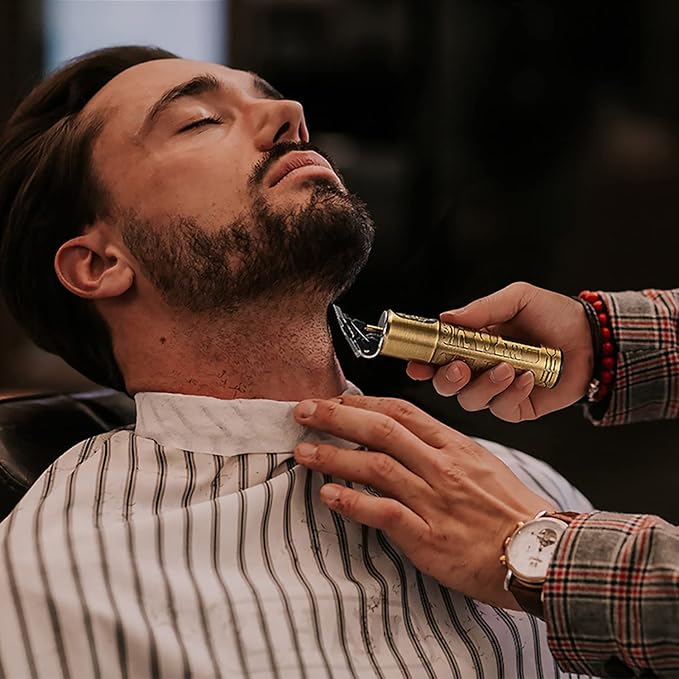 Hair Clippers for Men - Cordless T-Blade Trimmer - Professional Haircut & Grooming Kit - Rechargeable - LCD Display (Figure-03)