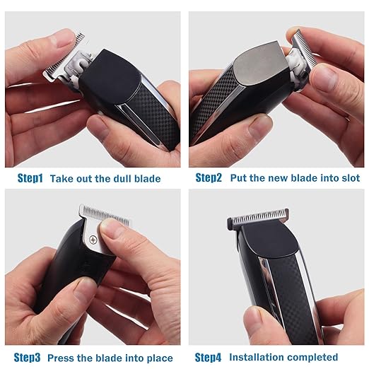 02144 Replacement Detachable T Blade Compatible with Wahl Trimmers 9864/9864SS/9686/9818A/9854L/9876L/9854 /WSS3L/SS2L etc - Japanese Stainless Steel 40mm Replacement Trimmer Blade #02144