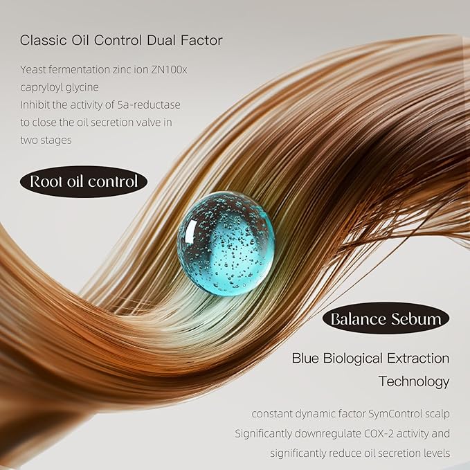 Advanced Hair Serum - 95 ml Scalp Treatment for Fuller, Nourish, Glossy Hair | Prevents Frizz, Promotes Healthy Scalp & Strengthens Roots, Reduces Oil & Buildup