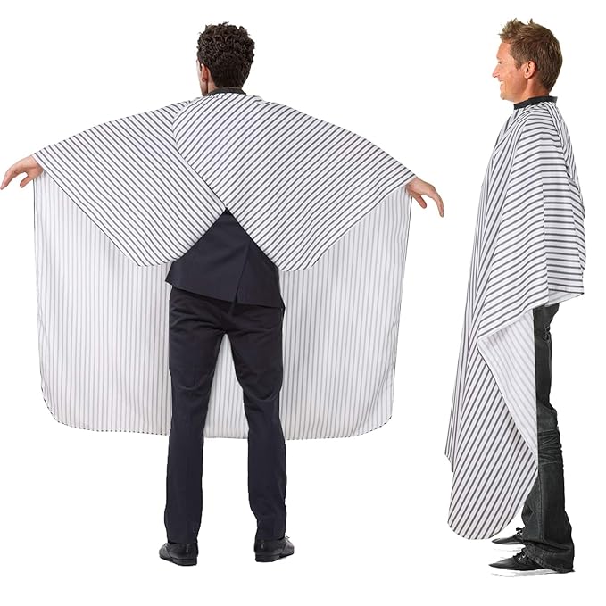 Barber Cape,Professional Salon Hair Cutting Cape,56x63 inches Large Hairdresser Cape for Haircut,Coloring,Makeup,Styling