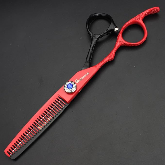 (Left Hand) Hairdresser Special Scissors 6 'Professional Beauty Cut High Hardness C Hairdresser Hair Trim and narrow Hair Trim