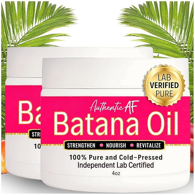 Pure Batana Oil 2 Pack – Cold-Pressed Scalp Oil for Dry Scalp, Hair Growth & Thicker-Looking Hair – Raw Honduran, Authentic, Unrefined – LIV Authentic