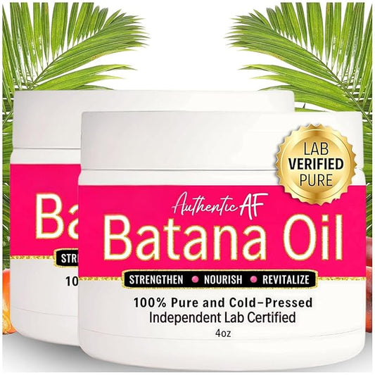 Pure Batana Oil 2 Pack – Cold-Pressed Scalp Oil for Dry Scalp, Hair Growth & Thicker-Looking Hair – Raw Honduran, Authentic, Unrefined – LIV Authentic