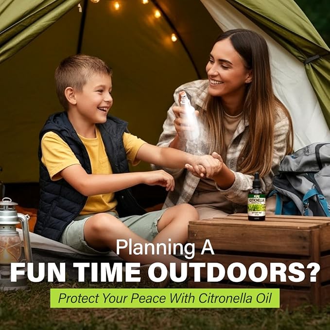 KUKKA Citronella Essential Oils - 4 Fl Oz - for Hair, Skin, Diffuser, Aromatherapy & DIY Soap Making Scent