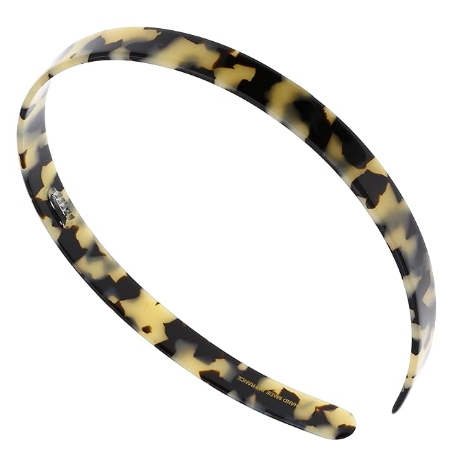 Camila Paris CP2002 French Headband for Women, Handmade Flow, Strong Hold Grip Women's Hair Band, Ligth and Very Flexible, No Slip and Durable Styling Girls Hair Accessories, Made in France