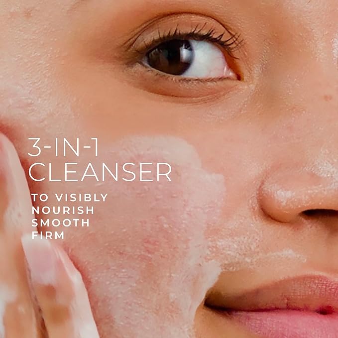 RoC Retinol Correxion Deep Wrinkle Serum Facial Cleanser with Niacinamide for Anti-Aging & Fine Lines,Makeup Remover,Ophthalmologist Tested Skin Care,6 oz,(Pack of 2)