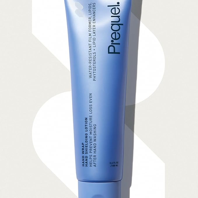 Prequel Skin Hand Wrap, Hand Cream for Dry Cracked Hands. Deep Nourishing Moisturizing Formula. Non-Greasy Balm for Women and Men. Unscented Skincare with Moisture Lock Formula. 3.4oz