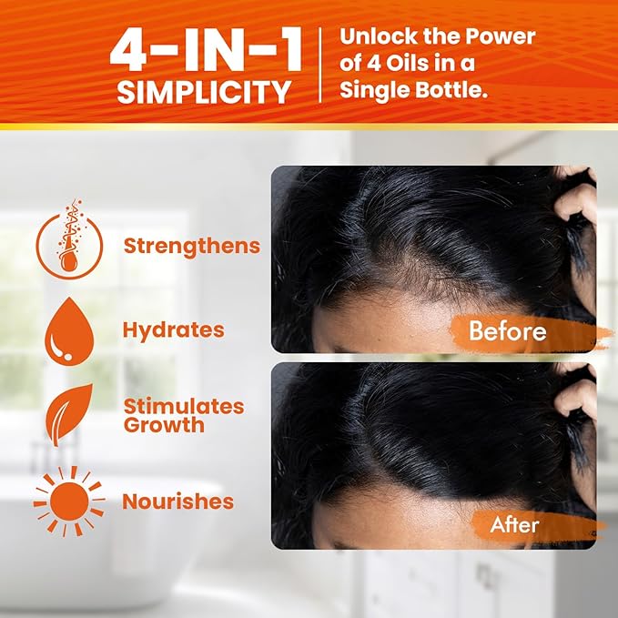 Batana Oil for Hair Growth with Rosemary, Castor, and Pumpkin Seed Oils, 100% Pure Unrefined Honduran Formula, Strengthens, Nourishes, Revives Scalp & Strands, Natural Care for All Types (2PK)