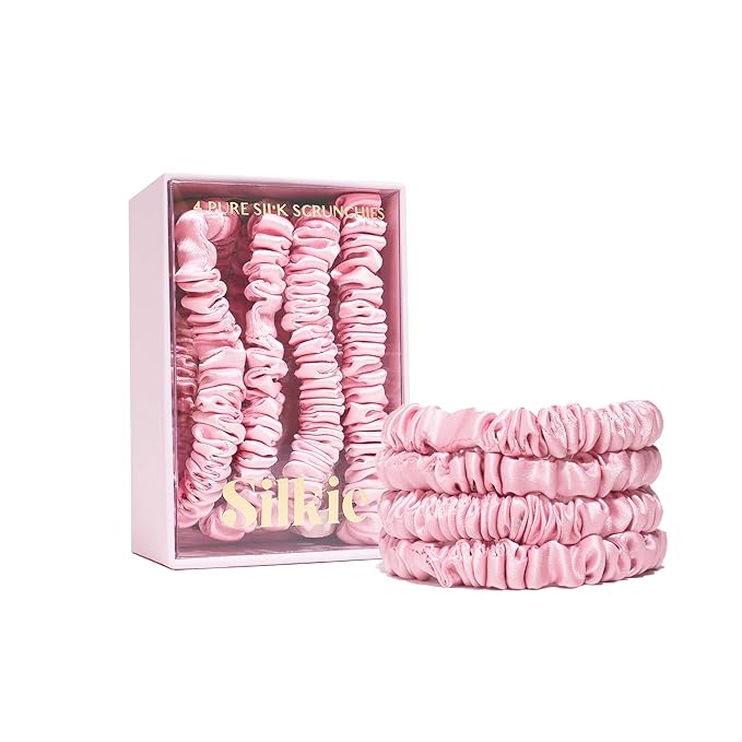 SILKIE x4 Set 100% Pure Mulberry Silk (Pink Sorbet)