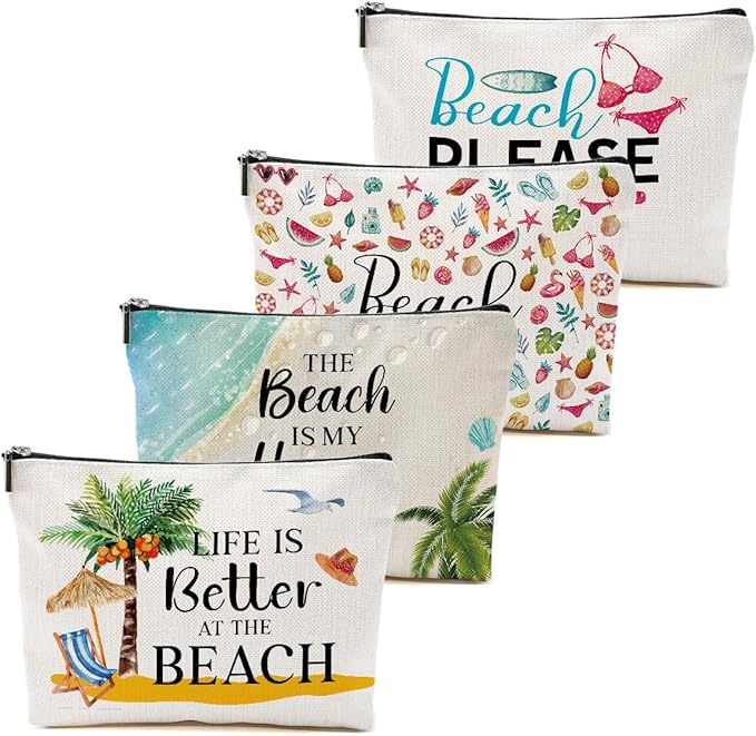 1 Pcs 3 Pcs 4 Pcs Makeup Bag, Girls Trip Gifts Favors Girls Weekend Gifts, Friendship Gifts for Women Bestie Bride