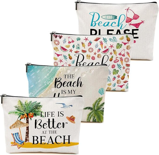 1 Pcs 3 Pcs 4 Pcs Makeup Bag, Girls Trip Gifts Favors Girls Weekend Gifts, Friendship Gifts for Women Bestie Bride