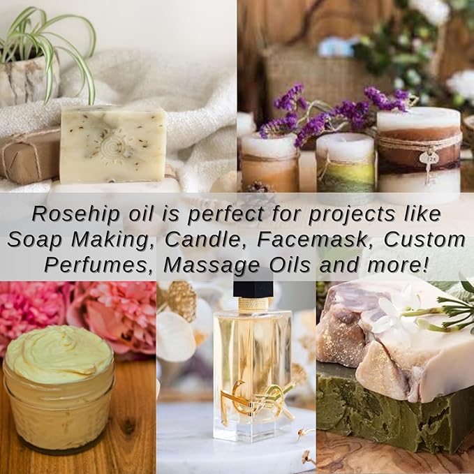 Naturevibe Botanicals Rosehip Oil 32 Ounces | 100% Pure and Natural | Great for Skin Care and Hair Care